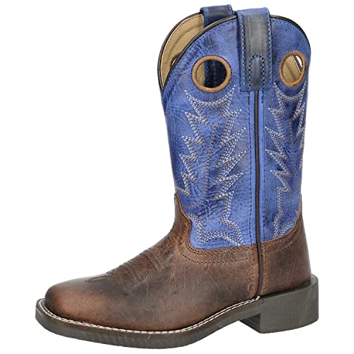 Smoky Mountain Childs Dusty Brown/Blue Boots3