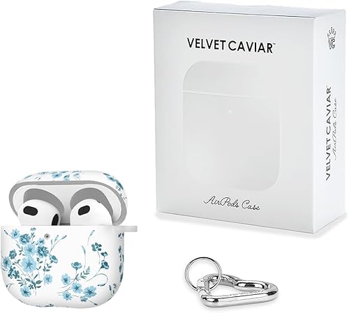 Miniatura 60 de VELVET CAVIAR Funda compatible con AirPods 4 con llavero, bonitas fundas protectoras duras para AirPod de 4ª generación para mujeres, color rosa