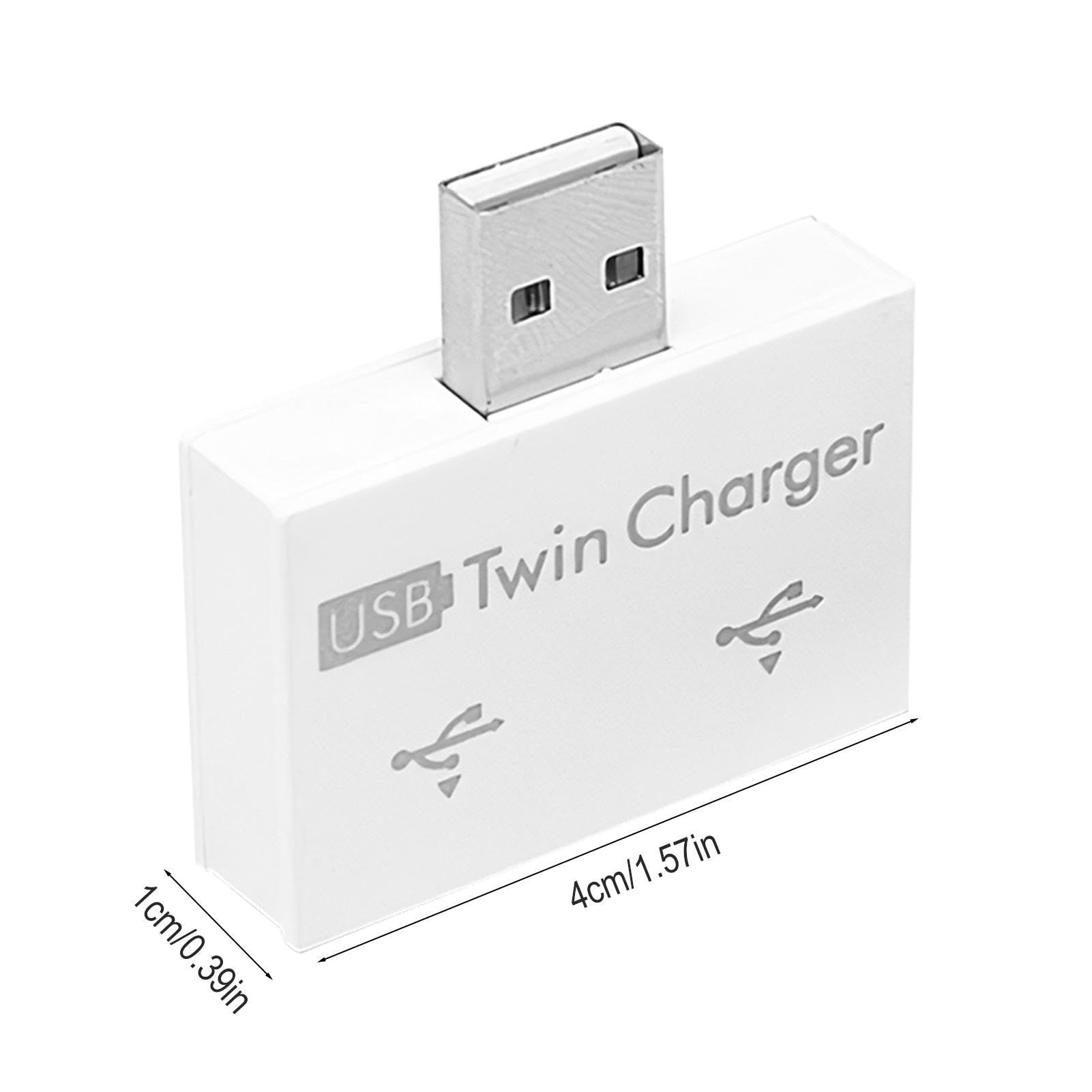 Amazon.co.jp: 2ポ- トUSBハブ, USB 電話マルチポー ト充電コンバータ 