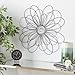 Deco 79 Metal Floral Home Wall Decor 3D Wire Wall Sculpture with Crystal Embellishments, Wall Art 29