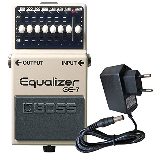 Boss GE-7 graphischer Equalizer für Gitarre + keepdrum 9V Netzteil 