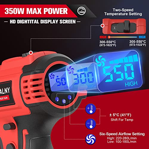 Livowalny SKU070130004 Cordless Heat Gun For Milwaukee M18 Battery thumb #2