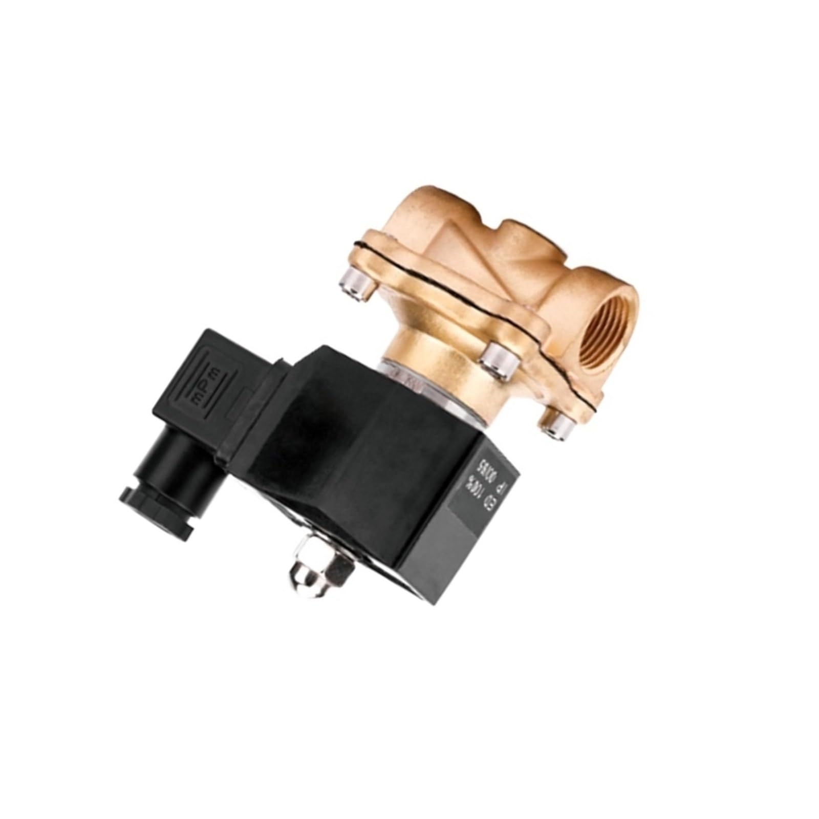 Válvula solenoide impermeable de 3/8", 2 vías, 240/120/110/220/380/24/230 V CA, 12/24 V CC, 2W-040-10(110VAC,Normally Open)