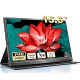 3954円お得！boway 【2023工場直販】モバイルモニター 15.6インチ 1920x1080FHD ゲーミングモニター 高輝度400nits 100 Percent広色域 非光沢IPSパネル VESA対応 60Hz 軽量 Tpye-C/mini HDMI/スピーカー内蔵 PS4/PS5/XBOX/Switch/PC/Macなど対応 マグネット保護カバー付き PSE認証済 GS156