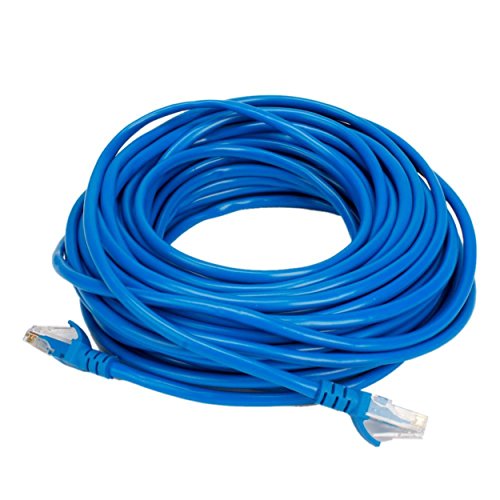 Image of PremiumAV 15-Meter CAT5E RJ45 Ethernet LAN Cable Blue - High-Speed Internet Patch Cord for Router, Switch, Modem, PC, Gaming Console, CCTV, LAN Network, Compatible with Cat5 /Cat5e Devices