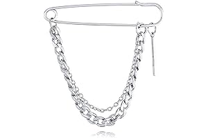 Retro Butterfly Hanging Long Chain Brooch Pin