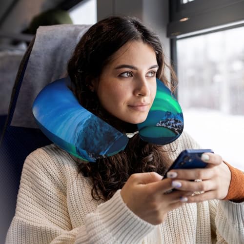 Almohada de viaje de espuma viscoelástica tamaño único miniatura 6