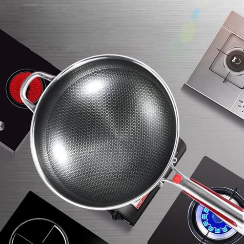 Générique Non Stick Fry Pan, Nonstick Cooking Skillet, Lightweight Scratch-Resistant Surfaces with Lid, Durable Cookware for Pancakes, Eggs, Soups, Kitchen Use, Easy Cleanup – Image 6