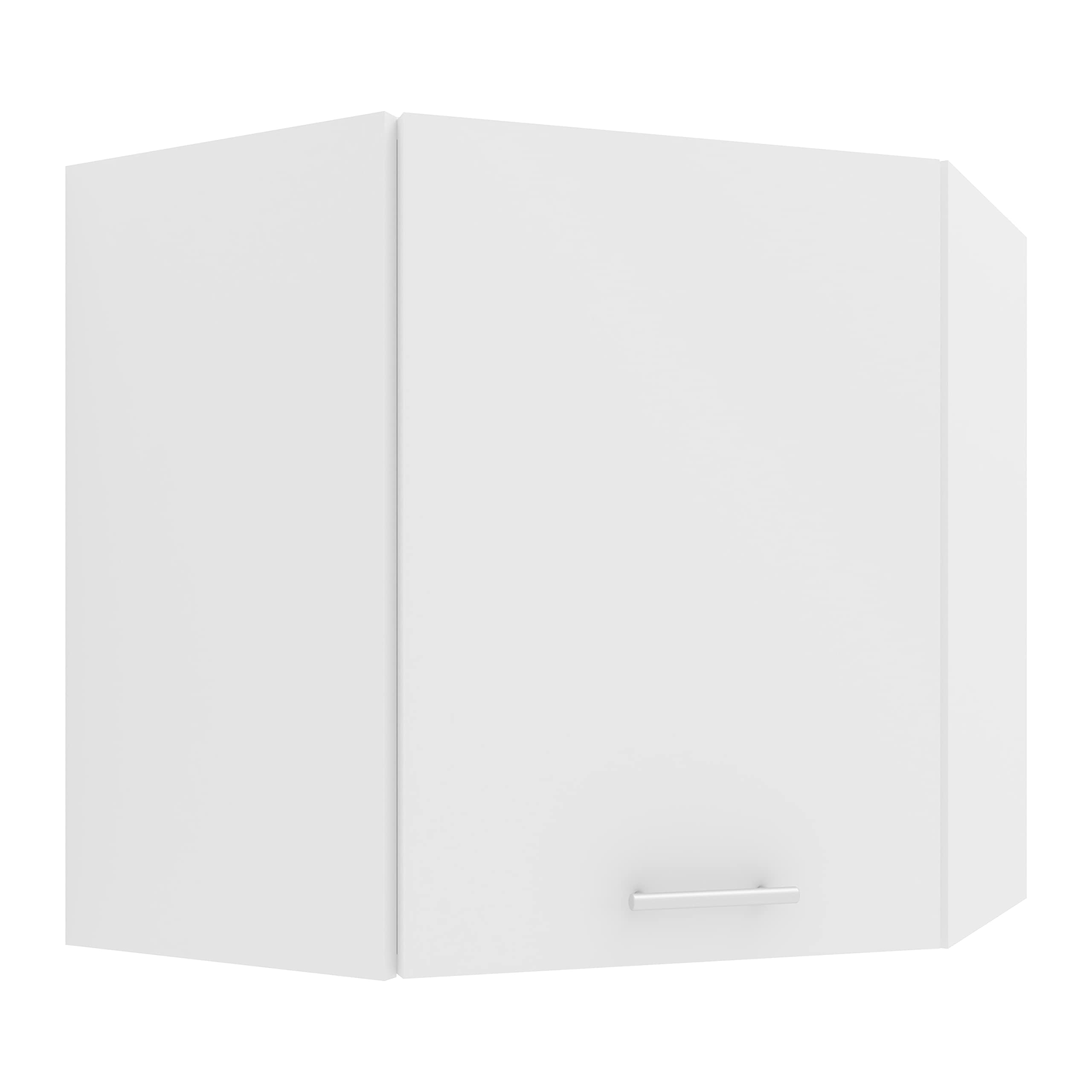 Armoire de cuisine suspendue Esilo pour transformer l'angle mort de votre pièce de vie en blanc