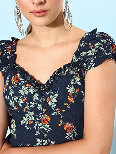 Image of Rare Women's Polyester A-Line Midi Casual Dress