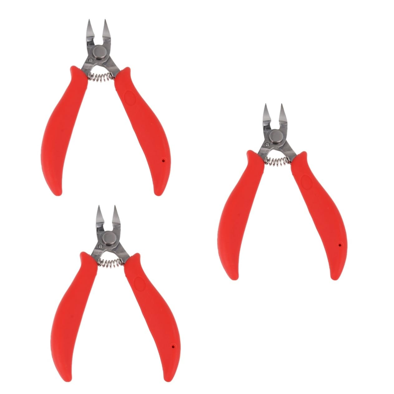 FRCOLOR 3pezzi Attrezzi Per Manicure e Pedicure Acciaio Inossidabile Forbicine Per Cuticole e Tronchesi Per Unghie Per Uso Professionale e Domestico Include Nipper Per Cuticole e Clipper
