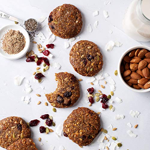 image for HighKey Keto Snacks Nutrition Granola Bars Cookies - Low Carb Vegan En