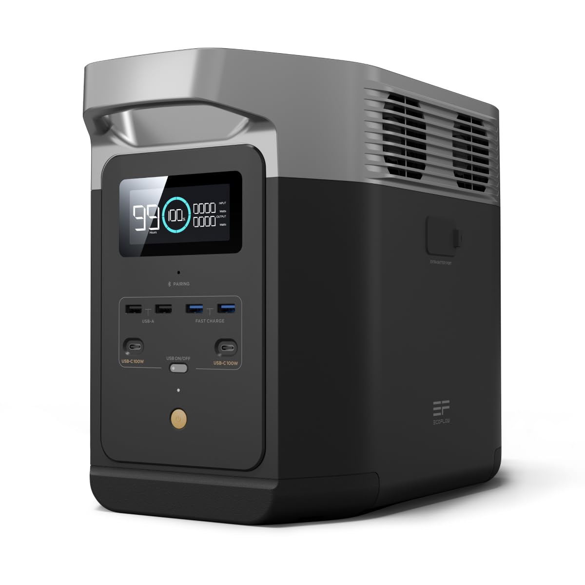 EcoFlow DELTA2 1024Wh エコフロー EF ECOFLOW Portable Power Station DELTA 2, 1024Wh LiFePO4 (LFP