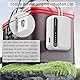 LNIDEAS Wiederaufladbare Aquarium Luftpumpe,1800mAh Batterie Sehr Leise Sauerstoffpumpe,Multifunktionale Aquariumpumpe mit komplett Zubehör für Angeln im Freien/Aquarium/Stromausfall (1 Auslass)