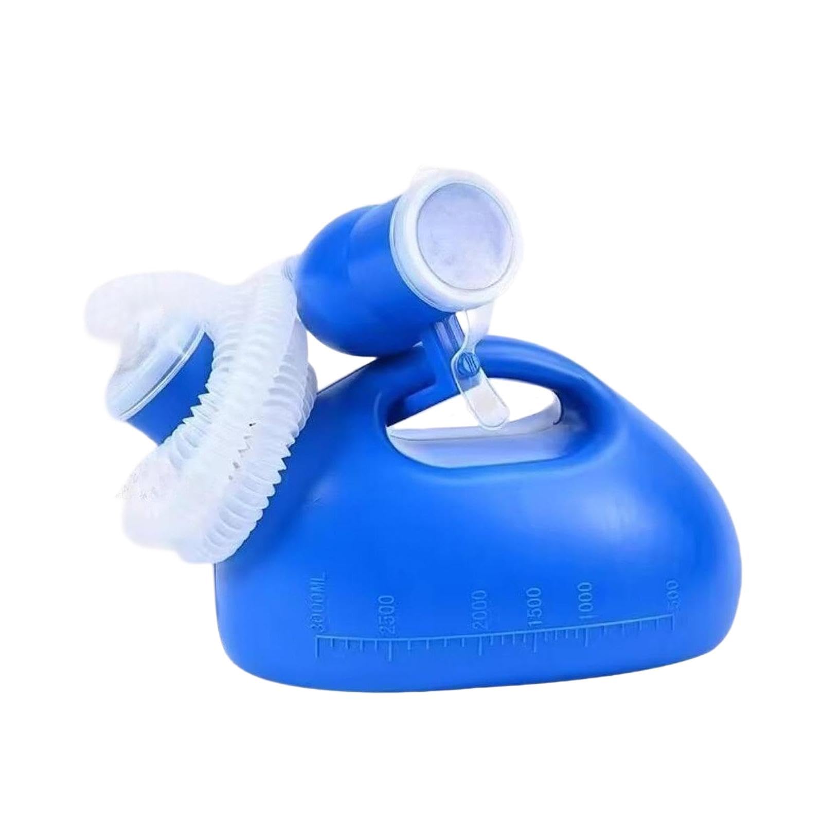 VELURA Male Urine Bottle Convenient Portable Pee Bottle for Elderly Patient Outdoor with 2m Hose Blue|1 Rings Holder Keychain|Incontinence Aids| Medical, Mobility & Disability-picture-31