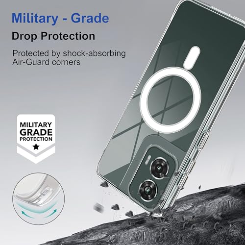 Image of amazon basics Back Case Cover for Motorola G96 5G | Scratch-Resistant Back Cover | Clear