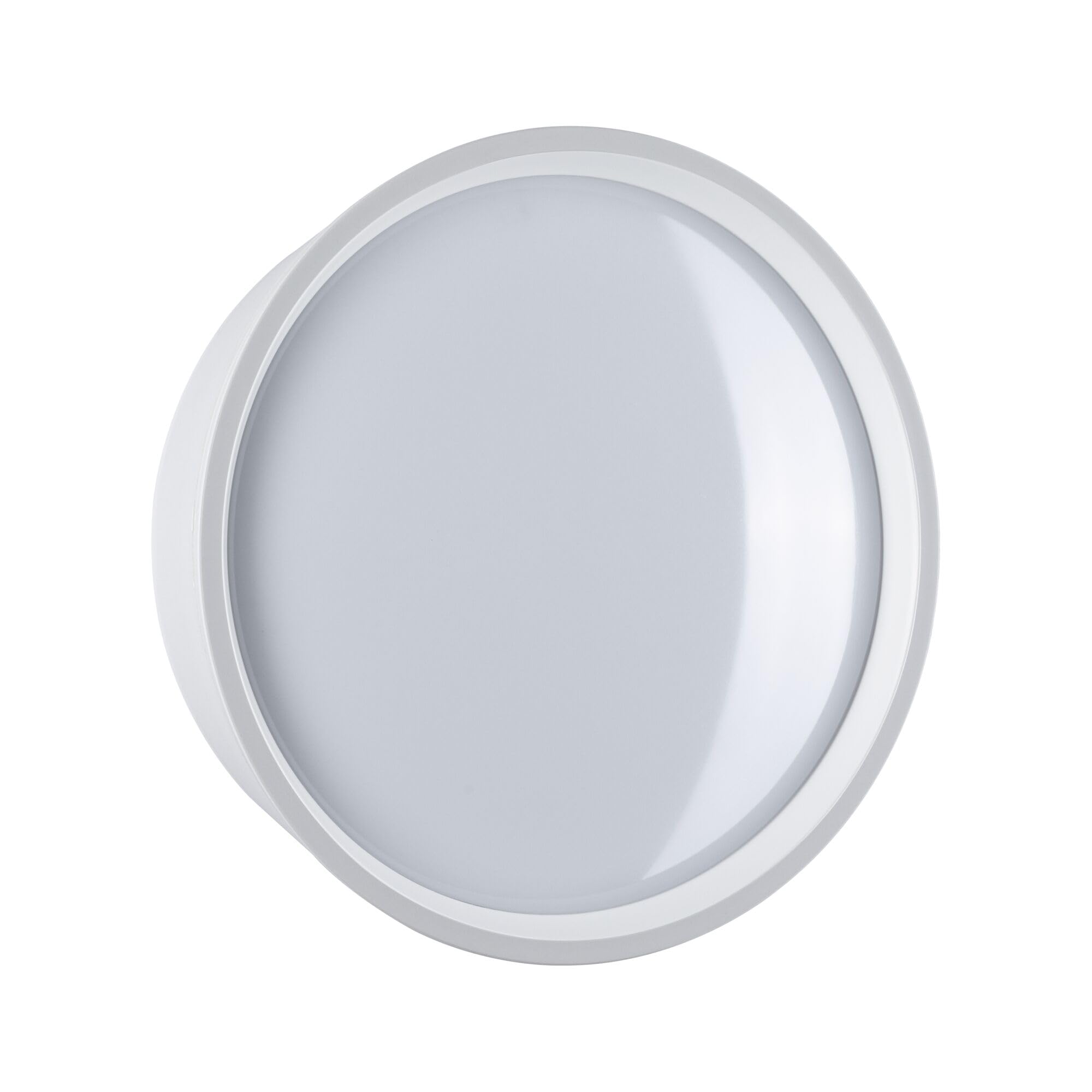 Paulmann 94697 luminaire d'extérieur LED Applique Platomo Résistant à l'eau de mer IP44 rond 180 mm 3000K 14,5W 1200lm 230V Blanc plastique