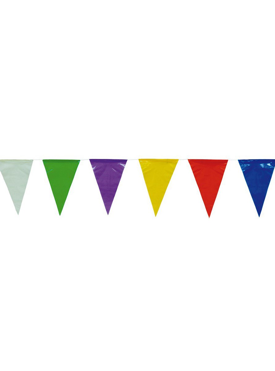 FIESTAS GUIRCA | Bunting Bag (3.3ft | 8x12in) - Party Decoration for Summer and Graduation Celebrations - Accessory for Events - Ideal for Party Decor - Multicoloured