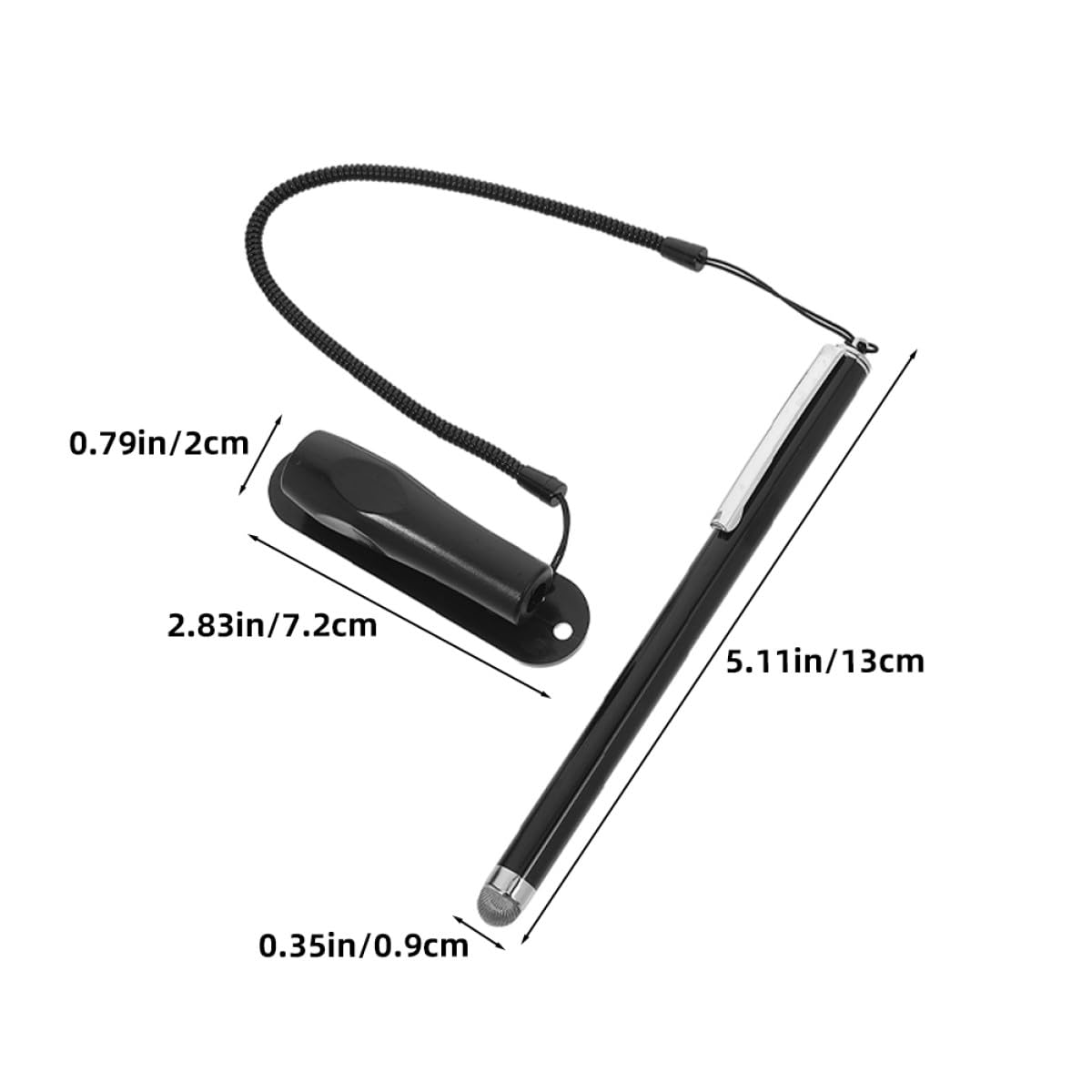 2 Pezzi Penna Touch Capacitiva per Tablet e Lavagne Interattive Alta Precisione e Sensibilità per Scrittura e Disegno Compatibile con Schermi Resistivi e Navigazione Auto