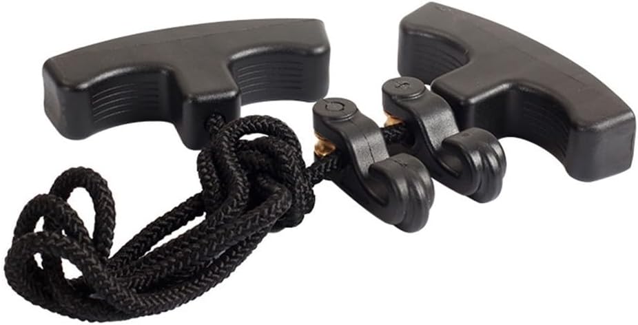 Honseadek Cocking Rope for Crossbow, Crossbow String Cocking Aid with Dual Handle, Adjustable Bow Cocking Tool, Lightweight Hunting Bow Cocking Device for
