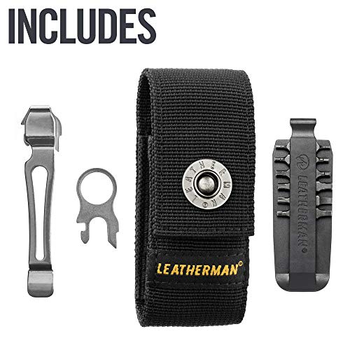 LEATHERMAN, Charge Plus Multitool with Scissors and Premium Replaceable Wire Cutters, Stainless Steel