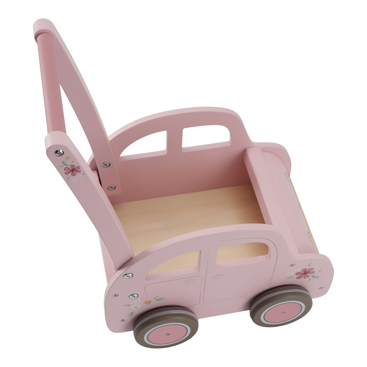 Little Dutch Laufwagen Schiebewagen Auto Holz Baby Kleinkind rosa - Fairy Garden