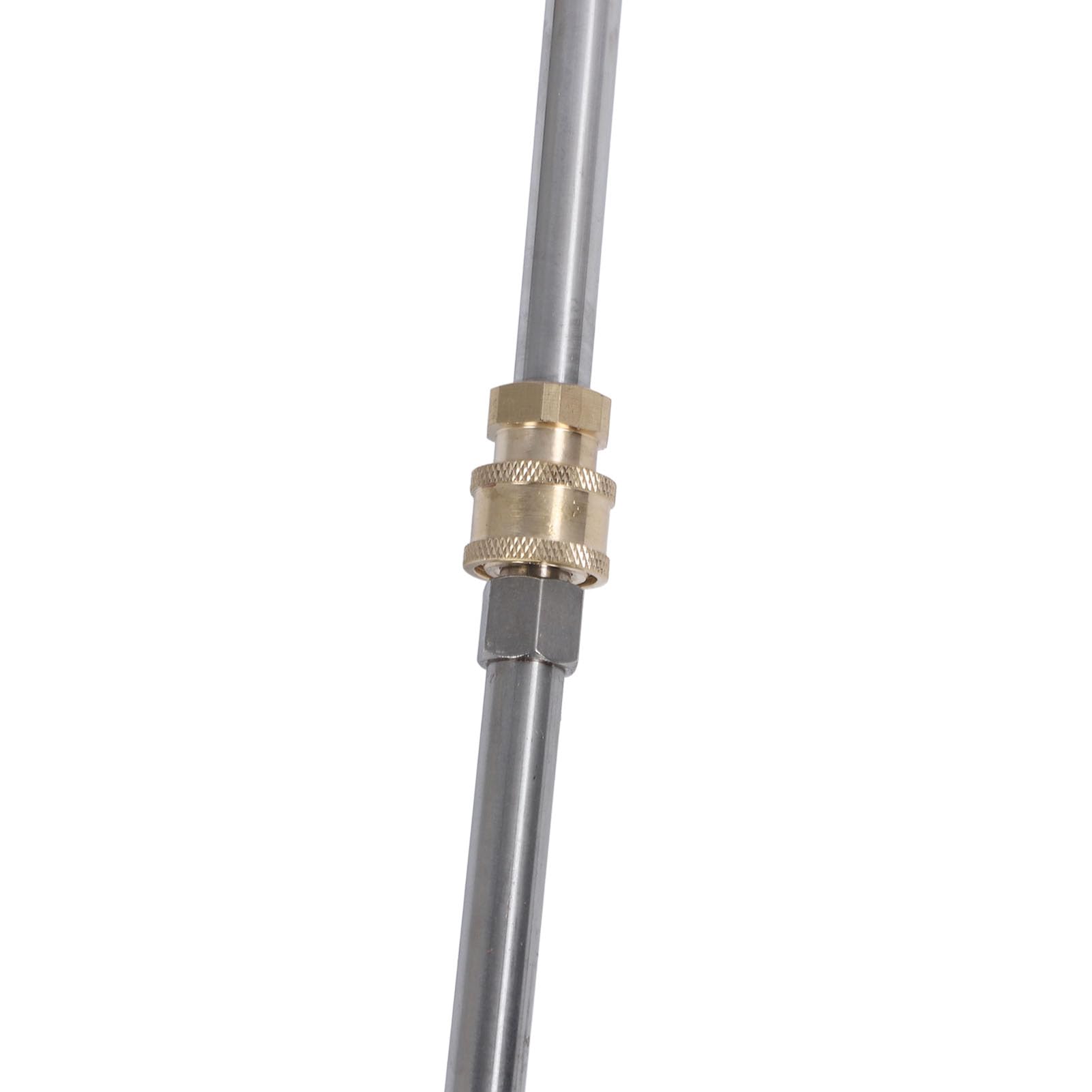 Bewinner Limpiador de Lavadora a Presión, Varilla de Extensión de 39,37 Pulgadas, Escoba de Agua de Acero Inoxidable, Conector Rápido de 1/4 Pulgadas para Entrada de Entrada, Limpieza de Pisos de