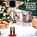 COMBIUBIU 11.8 Christmas Decorations Nutcracker Hanging Ornaments,Wooden Nutcracker Figures,Festive Collectible Nutcracker Gift forTable Desktop Fireplace