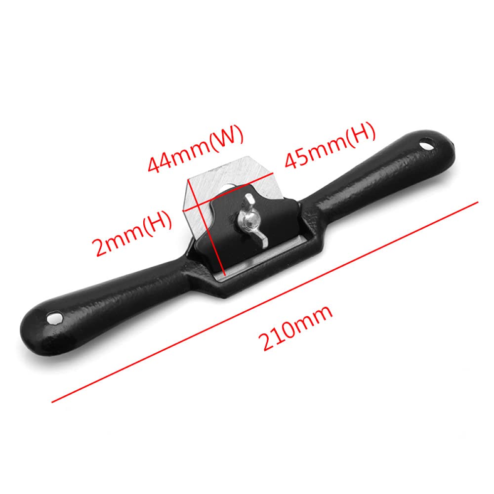 mini strug, 210mm Dwuręczny płaski strugarka do obróbki drewna Ostrze 45mm