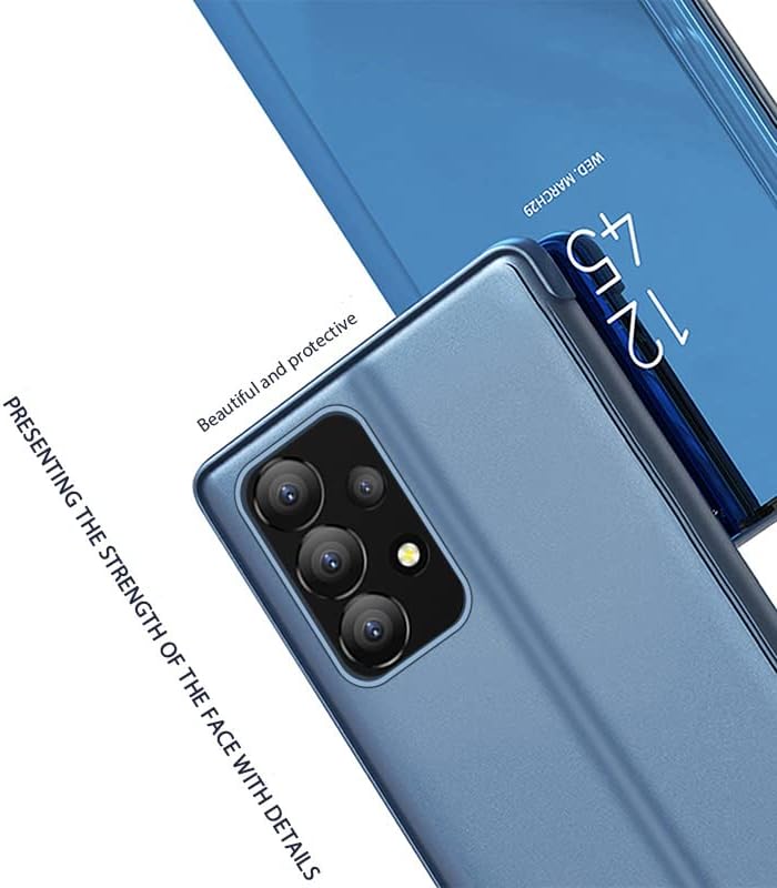 Miniatura 8 de CCSamll - Funda de espejo para Samsung Galaxy A13 4G, compatible con carga inalámbrica, funda de pantalla inteligente de lujo para Samsung Galaxy