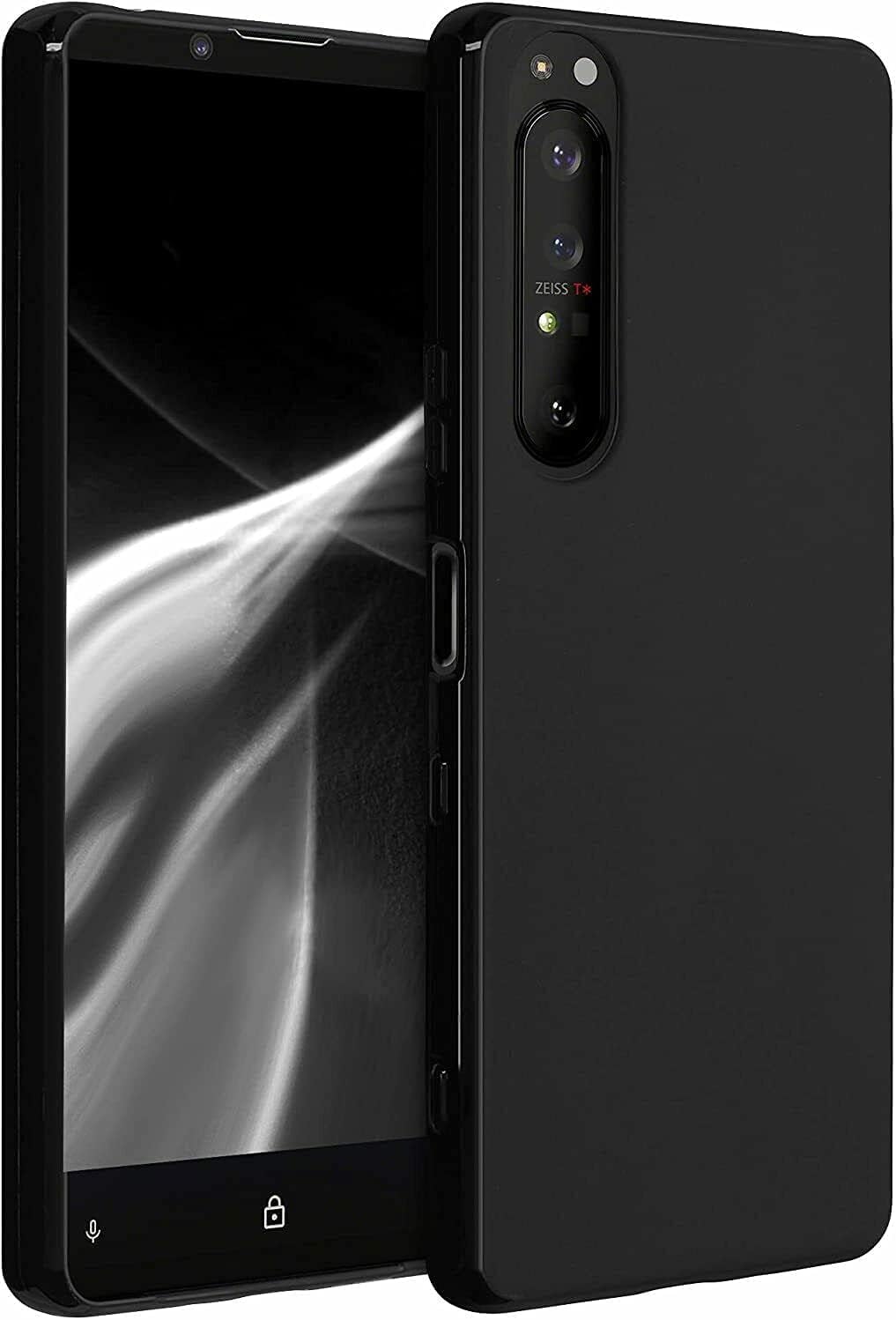 Zubitech Sony Xperia 1 III Case, Scratch Resistant Soft TPU Back Cover Shockproof Silicone Gel Rubber Bumper Anti-Fingerprints Full-Body Protective Case Cover for Sony Xperia 1 III
