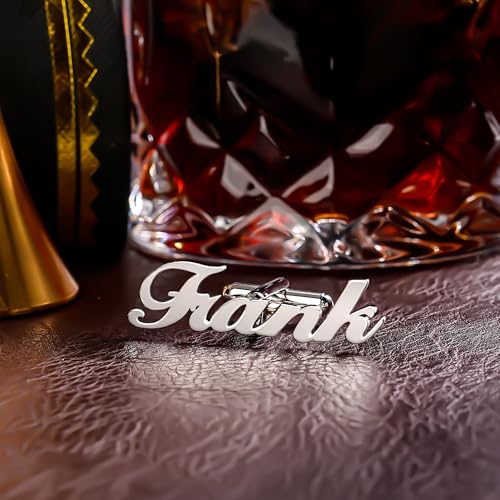 Mancuernillas personalizadas de plata para hombre miniatura 3