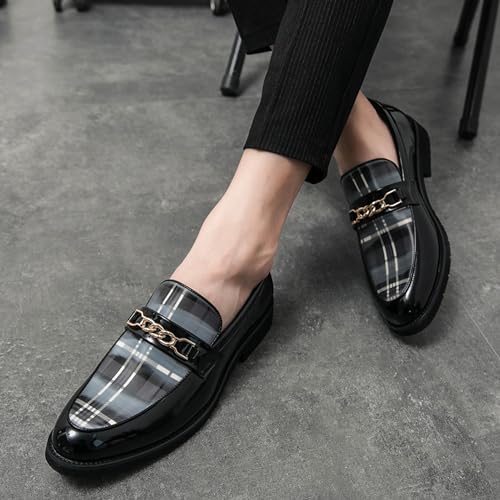 Men's Vintage Classic Leather Oxford Fashion Comfortable Dress Shoes Business Dress Shoes Derby Winged Tip Casual Walking Shoes4