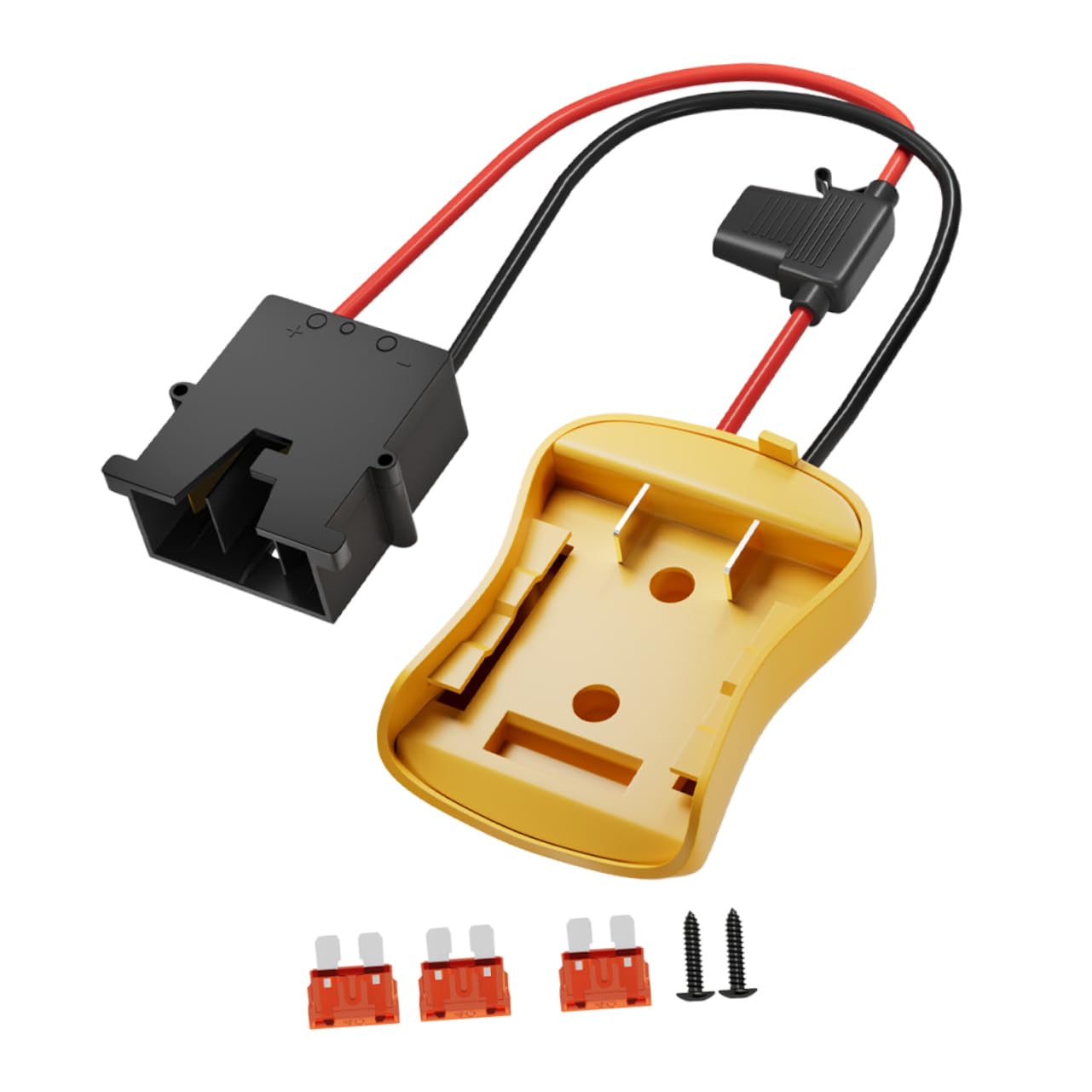Mipcase 4 Pezzi adattatore batteria convertitore caricabatterie alimentazione a batteria adattatore fai da te adattatori adattatore multifunzionale connettore addominali