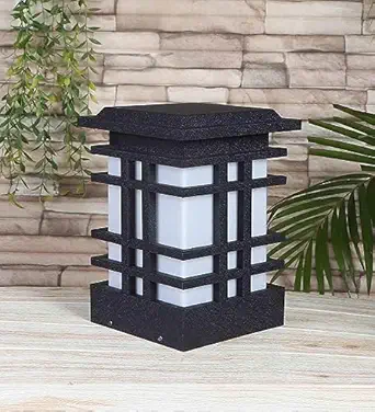 Metal and PVC Unbreakable Gate Light for Home Gate Waterproof | Gate Lamps for Main Gate | Outdoor Garden Light | Pillar Gate Light