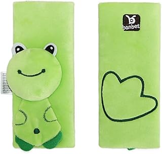 Toyvian - 2 unidades de correas de coche para niños, correas de hombro para coche, funda para cinturón de seguridad para sillas de coche, verde, QQR4024JW2183R