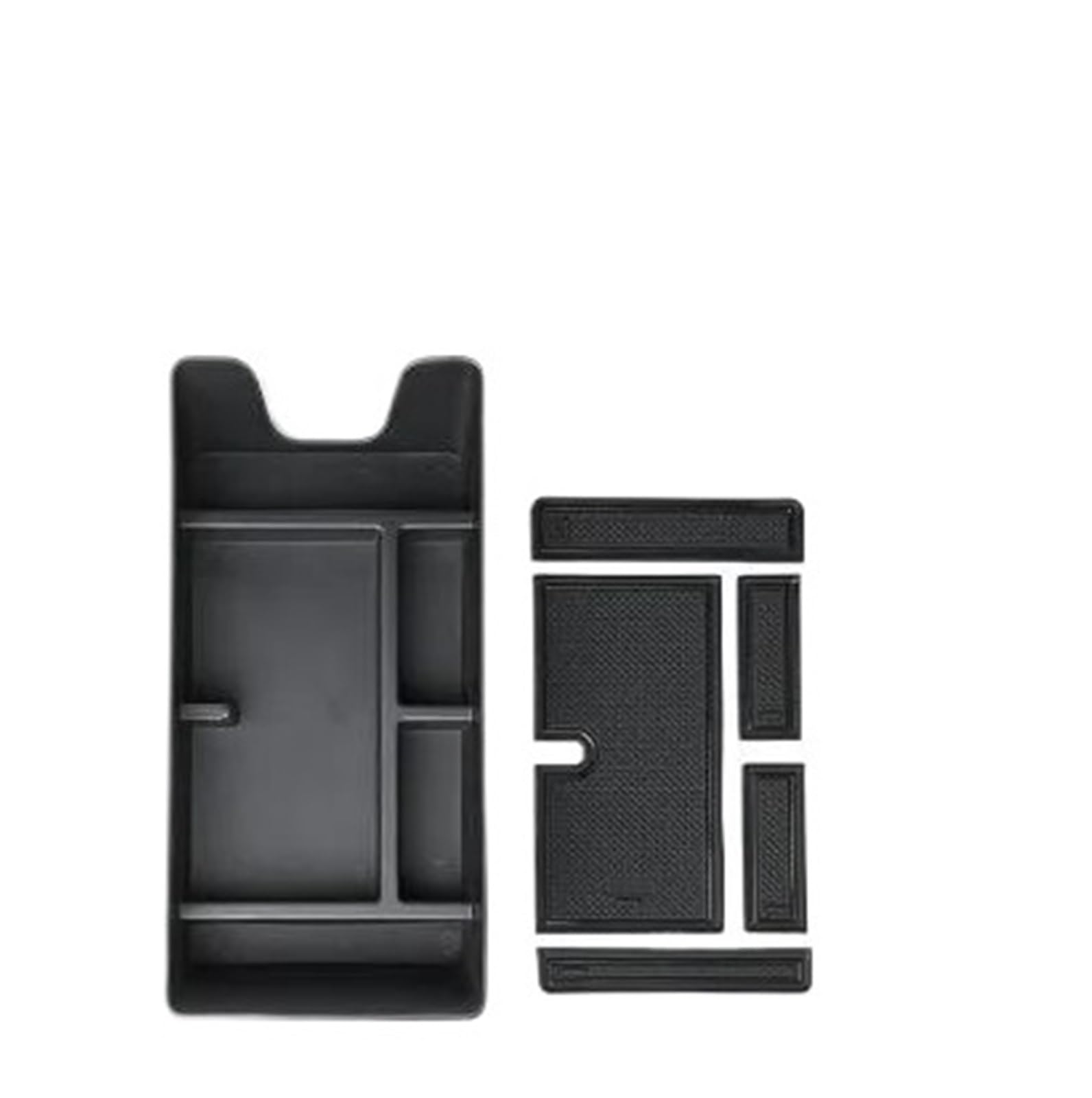 EVEKHAHHRB Console Storage Box Container For 2025 For Camry Center Console Organizer Armrest Storage Box Secondary Insert Tray With Anti-slip Mat Armrest Storage Box