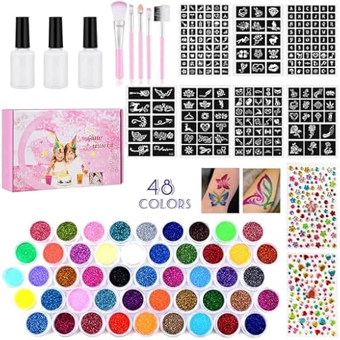 Lookka Glitter Tattoo Set for Kids Cover