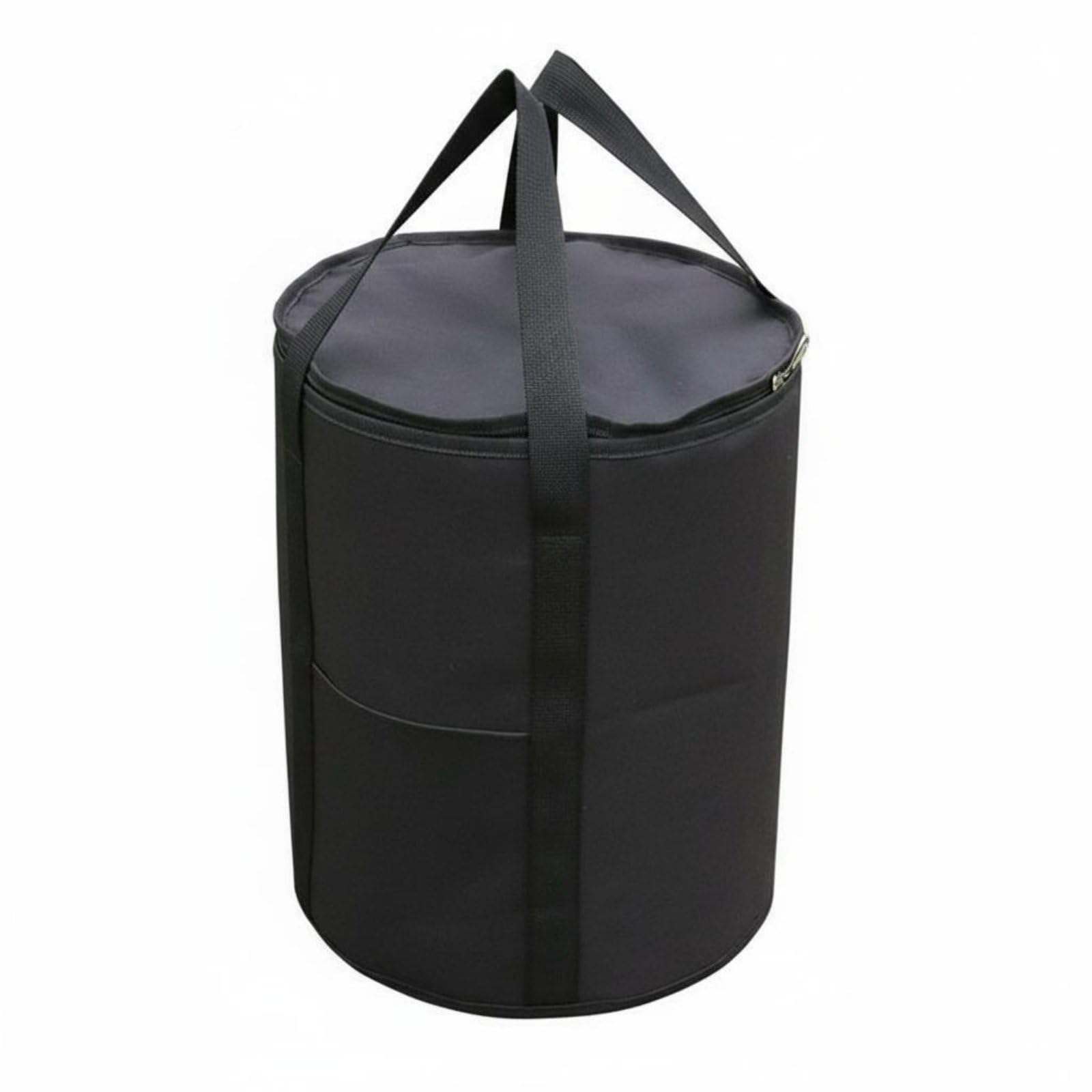 Baoblaze Outdoor Storage Case Camping Bag Cylindrical Cookware Carrier with Thick Pearl Interlayer and Widened Strap Suitable for Backpacking Outdoor Events Home Organization, 30x35cm