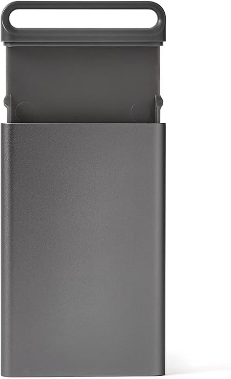 Lexon LD144X Nomaday Business Card Holder, Metallic Grey