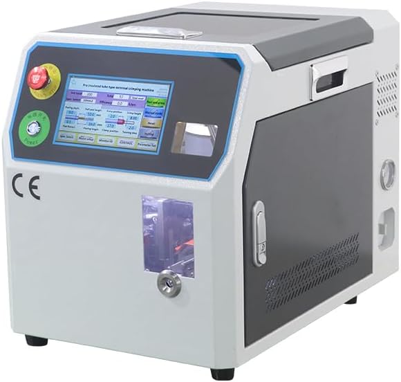 Terminal Crimping Machine Wire Stripper Crimping Machine EW-5010A+With Touch Screen Wire Stripping And Ferrule Crimping Machine 0.5-16mm²(0.3-0.5mm² need customization)