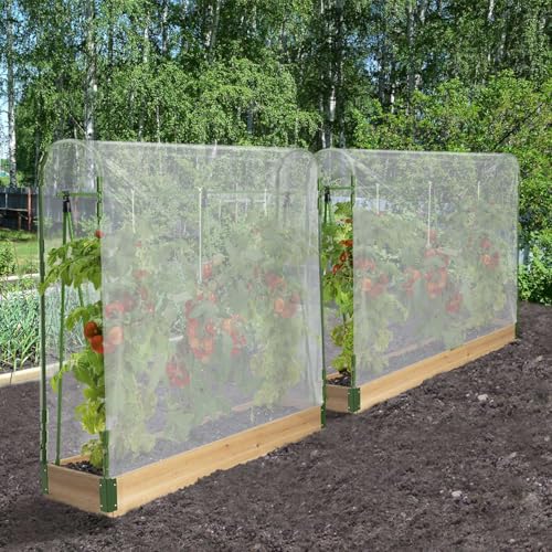 Serres à tomates modulables avec bâche de protection pour optimiser vos récoltes