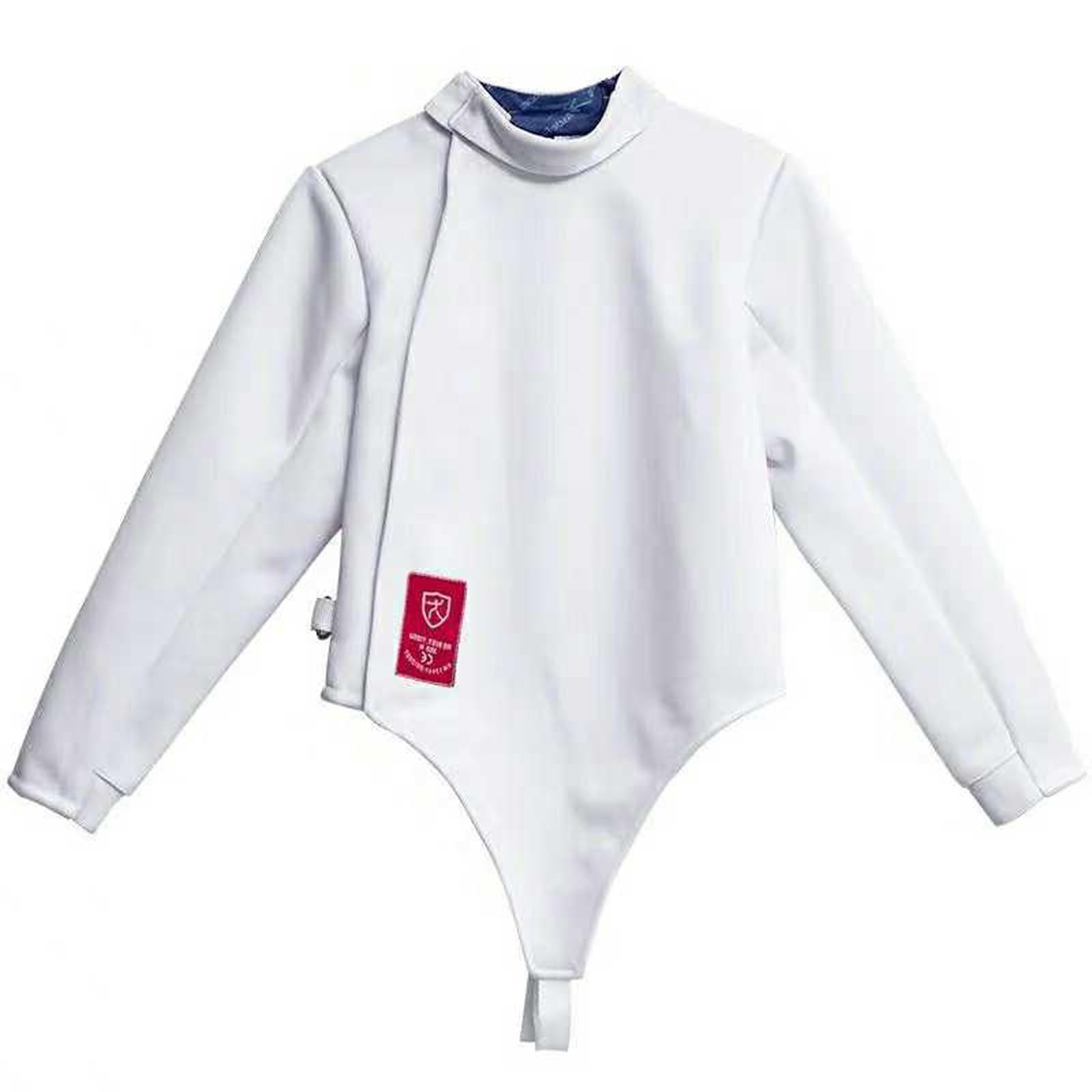 Chaqueta de Esgrima Traje Protector de Entrenamiento de Esgrima Uniforme de Tela Resistente a Las Puñaladas 350N