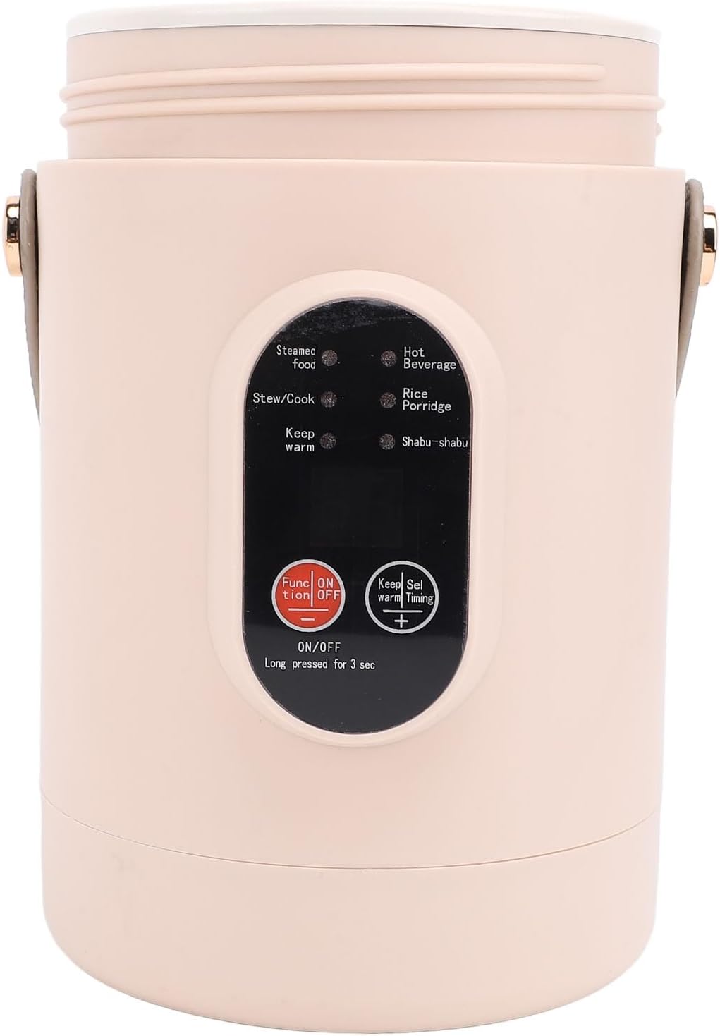 Olla Eléctrica Portátil Pssopp 500W con Tapa Transparente y Canasta