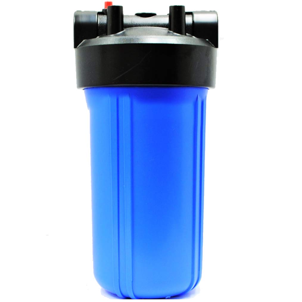 Full Flow Water Filter Housing for Whole House, Single Housing, 10 in
