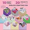 20 Arts & Crafts Kit for Girls – The Surprise Craft Box, All-Inclusive DIY Craft Set with 20 Fun Projects, Individually Packaged, Easy Step-by-Step Instructions, Creative Activity Gift for Kids #1