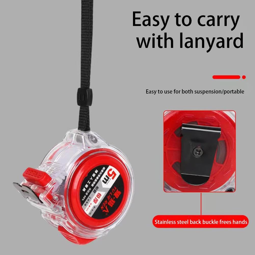 Measuring Tape Measure,Tape Measure,Retractable, High Visibility,Drop-Resistant and Wear-Resistant,Steel TapeMeasure Metal,for Home Hand Tools Measuring,Home Hand ToolsMeasuring