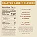 Rao's Homemade Alfredo Sauce, Roasted Garlic Alfredo, 15 oz, Rich & Creamy Pasta Sauce, Carb Conscious, Keto Friendly, Premium Quality, Blend of Parmesan & Romano Cheese, Cream and Butter