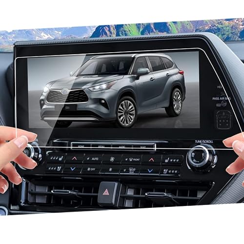 Verre trempé Toyota Highlander 2020 protection écran GPS autoradio 12.3