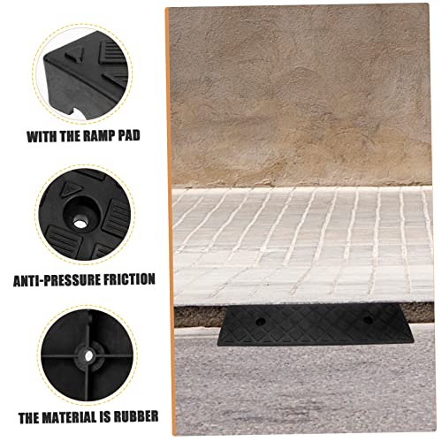 Rampa para automóviles y motocicletas PRETYZOOM de alta resistencia, rampa de plástico para vehículos bajos, uso exterior y carga, diseño portátil y robusto miniatura 6